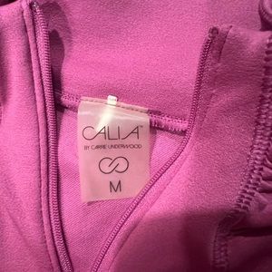 Pink Calia half zip sweater.